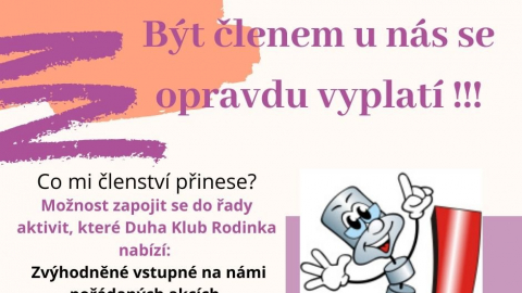 Členství v Duha Klubu Rodinka