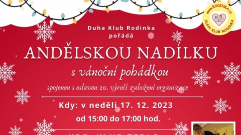 Andělská nadílka s vánoční pohádkou 17.12.2023