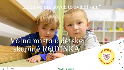 Volná místa RODINKA  Přerov