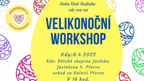 VELIKONOČNÍ WORKSHOP 6.4.2022